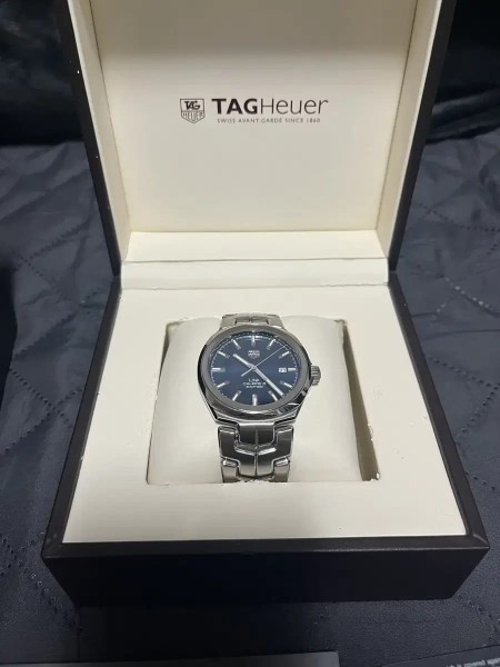 태그호이어 링크 41mm 블루